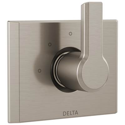 Delta Faucet Pivotale 3-setting 2-port Diverter Trim - Lumicoat - Stainless