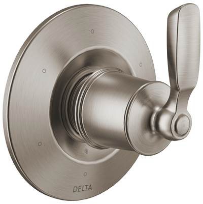 Delta Faucet Woodhurst 6-Setting 3-Port Diverter Trim - Stainless