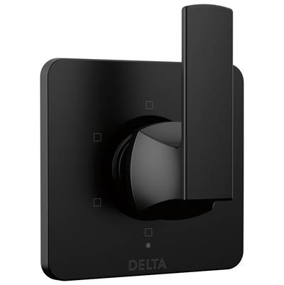 Delta Faucet VelumE 6-Setting 3-Port Diverter Trim - Matte Black