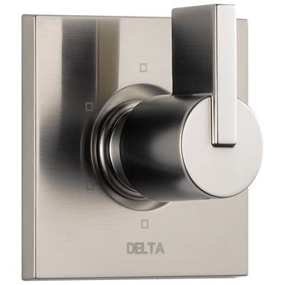 Delta Faucet Vero 6-Setting 3-Port Diverter Trim - Stainless