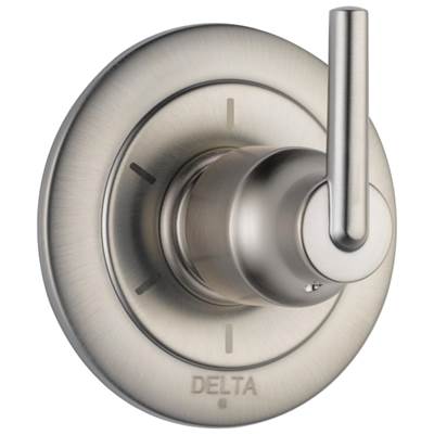 Delta Faucet Trinsic 6-Setting 3-Port Diverter Trim - Stainless