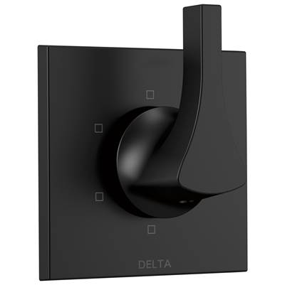 Delta Faucet Zura 6-Setting Diverter Trim - Matte Black
