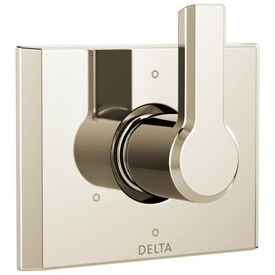 Delta Faucet Pivotale 6-setting 3-port Diverter Trim - Lumicoat Polished - Nickel
