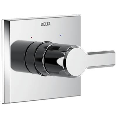 Delta Faucet Pivotale Monitor 14 Series Valve Only Trim - Lumicoat Chrome