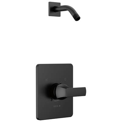 Delta Faucet VelumE Monitor 14 Series Shower Trim - Less Head - Matte Black