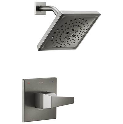 Delta Faucet Trilliane 14 Series H2okinetic Shower Only Trim - Lumicoat Black Stainless