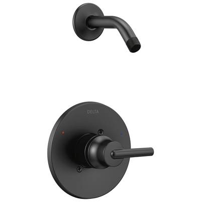 Delta Faucet Trinsic Monitor 14 Series Shower Trim - Less Head - Matte Black