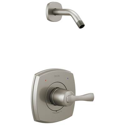 Delta Faucet Stryke 14 Series Shower Only Less Head - Lumicoat - Stainless