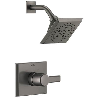 Delta Faucet Pivotale Monitor 14 Series H2okineticshower Trim - Lumicoat Black - Stainless