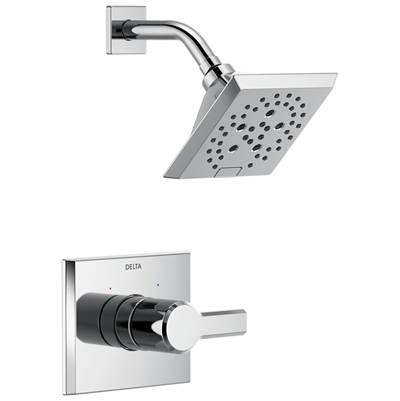 Delta Faucet Pivotale Monitor 14 Series H2okineticshower Trim - Lumicoat - Chrome