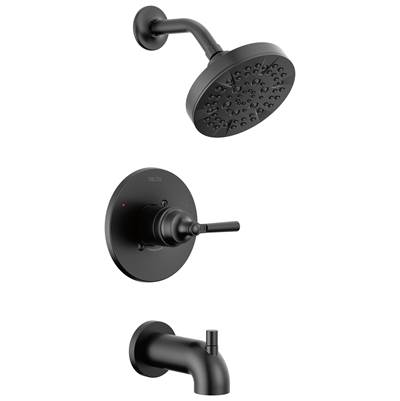 Delta Faucet Saylore Monitor 14 Series Tub & Shower Trim - - Matte Black