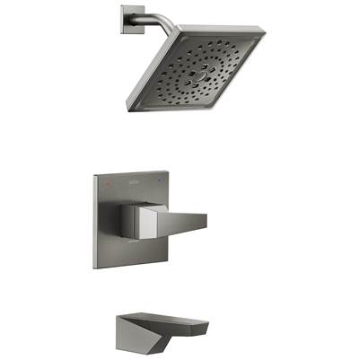 Delta Faucet Trilliane 14 Series H2okinetic Tub Shower Trim - Lumicoat Black - Stainless