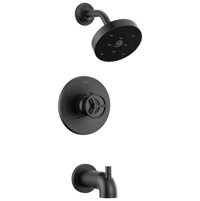 Delta Faucet Trinsic H2O Tub Shower Trim - Matte Black