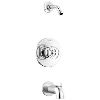 Delta Faucet Trinsic Tub Shower Trim Less Shower Head - Chrome