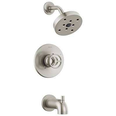 Delta Faucet Trinsic H2O Tub Shower Trim - Stainless