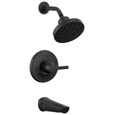 GaleonE 14S Tub Shower Trim with H2OKinetic - Matte Black