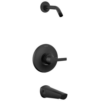 GaleonE 14 Series Tub & Shower Trim - Less Head - Matte Black
