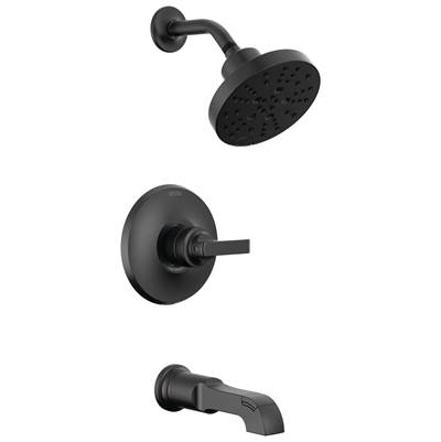 Delta Faucet Tetrae Monitor 14 Series Tub & Shower Trim - Matte Black