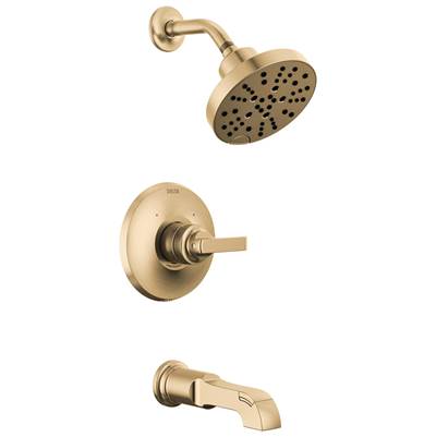 Delta Faucet Tetrae Monitor 14 Series Tub & Shower Trim - Lumicoat Champagne Bronze