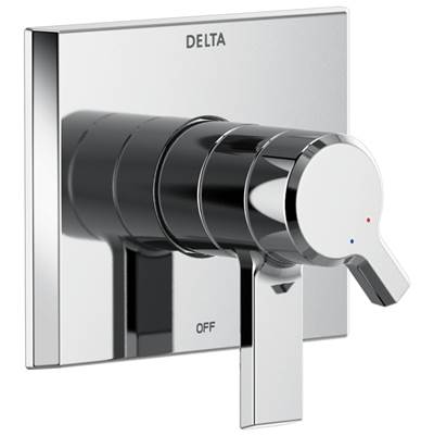 Delta Faucet Pivotale Monitor 17 Series Valve Only Trim - Lumicoat Chrome