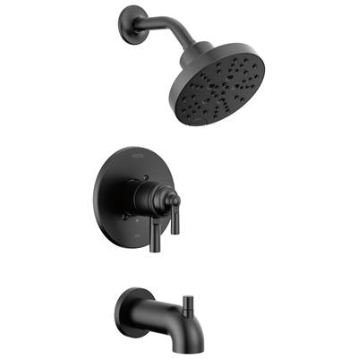 Delta Faucet Saylore Monitor 17 Series Tub & Shower Trim - - Matte Black