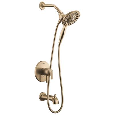 Altado Monitor 17 Series Tub and Shower Trim with In2ition Champagne Bronze