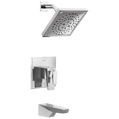 Delta Faucet Trilliane 17 Series H2okinetic Tub Shower Trim - Lumicoat - Chrome