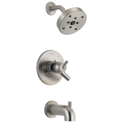 Delta Faucet Trinsic Monitor 17 Series H2OKineticTub & Shower Trim - Stainless