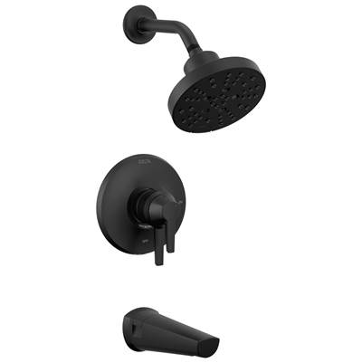 GaleonE 17S Tub Shower Trim with H2OKinetic - Matte Black