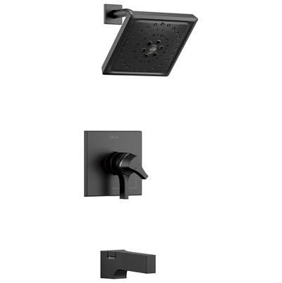Delta Faucet Zura Monitor 17 Series H2OKineticTub and Shower Trim - Matte Black
