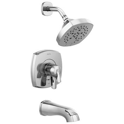 Delta Faucet Stryke 17 Series Tub And Shower Only - Lumicoat - Chrome