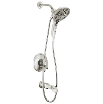 Delta Faucet Tetrae 17 Series Tub Shower Trim - Lumicoat - Stainless