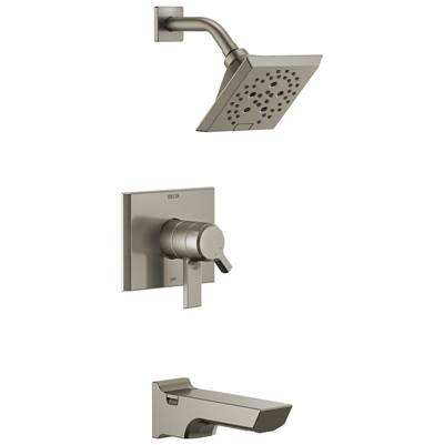 Delta Faucet Pivotale Monitor 17 Series H2okinetictub And Shower Trim - Lumicoat - Stainless