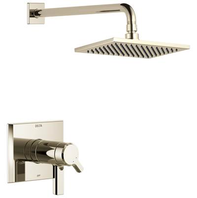 Delta Faucet Pivotale Tempassure 17T Series H2okineticshower Trim - Lumicoat Polished Nickel