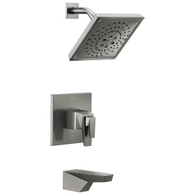 Delta Faucet TrillianE TempAssure 17T Series Tub & Shower Trim - Lumicoat Black Stainless