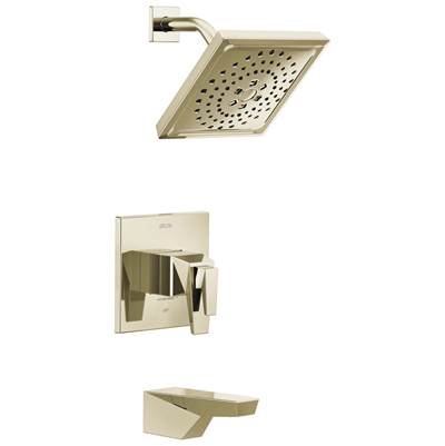 Delta Faucet TrillianE TempAssure 17T Series Tub & Shower Trim - Lumicoat Polished Nickel