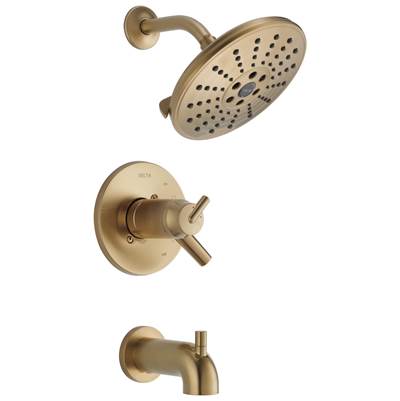 Delta Faucet Trinsic TempAssure 17T Series H2OKineticTub & Shower Trim - Champagne Bronze