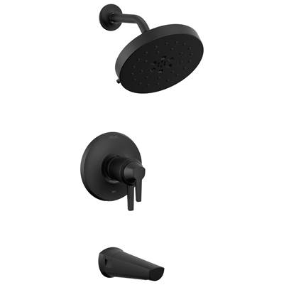 GaleonE 17T S Tub Shower Trim with UltraSoak - Matte Black
