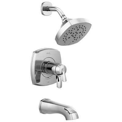 Delta Faucet Stryke 17 Thermostatic Tub and Shower Only - Lumicoat Chrome
