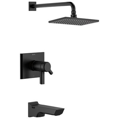 Delta Faucet Pivotale Tempassure 17T Series H2okinetictub & Shower Trim - Matte Black