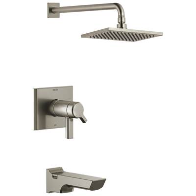 Delta Faucet Pivotale Tempassure 17T Series H2okinetictub & Shower Trim - Lumicoat Stainless
