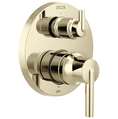 Delta Faucet Trinsic Diverter Trim 3-Setting - Polished Nickel