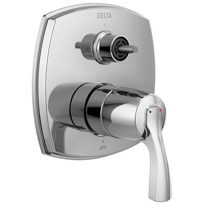 Delta Faucet Stryke 14 Series Integrated Diverter Trim with Three Function Diverter Less Diverter...