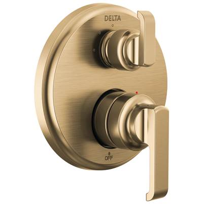 Delta Faucet Tetrae 14 Series Integrated Diverter Trim with 3-Setting - Lumicoat Champagne Bronze