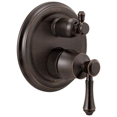 CassidyE Traditional 2-Handle Monitor 14 Series Valve Trim with 3-Setting Integrated Diverter