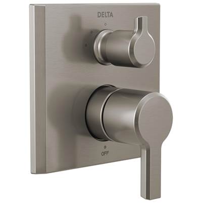 Delta Faucet Pivotale 2-Handle Monitor 14 Series Valve Trim with 3-Setting Diverter - Lumicoat...