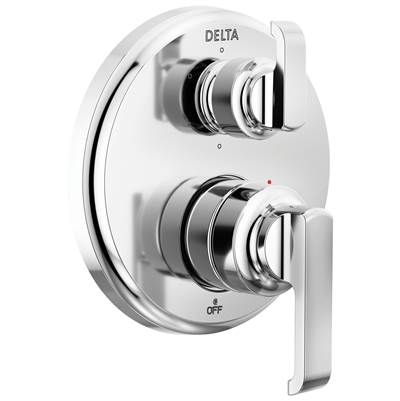 Delta Faucet Tetrae 14 Series Integrated Diverter Trim With 6-setting - Lumicoat - Chrome