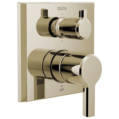Delta Faucet Pivotale 14 Series Integrated Diverter Trim - 6 Function Diverter - Lumicoat Polishe...