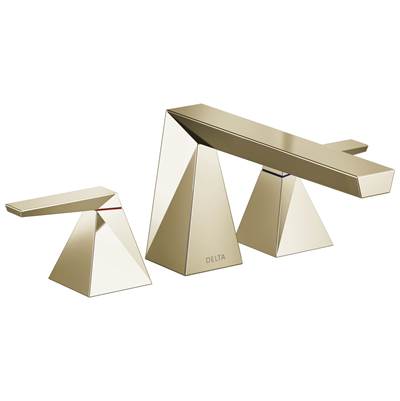 Delta Faucet TrillianE Two-Handle Roman Tub Trim - Lumicoat Polished Nickel