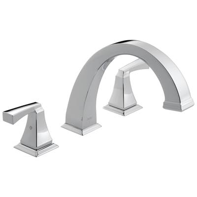 DrydenE Roman Tub Trim - Chrome